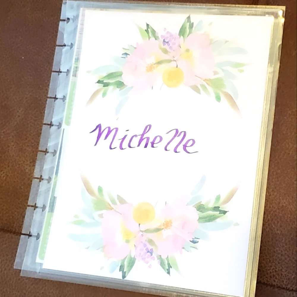 Homemade cover for your Classic size Disc Bound Planner customized *Price*